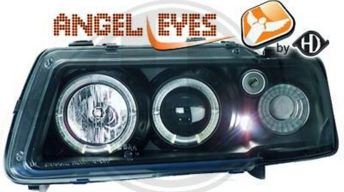 FARURI ANGEL EYES AUDI A3 8L FUNDAL CROM SAU NEGRU