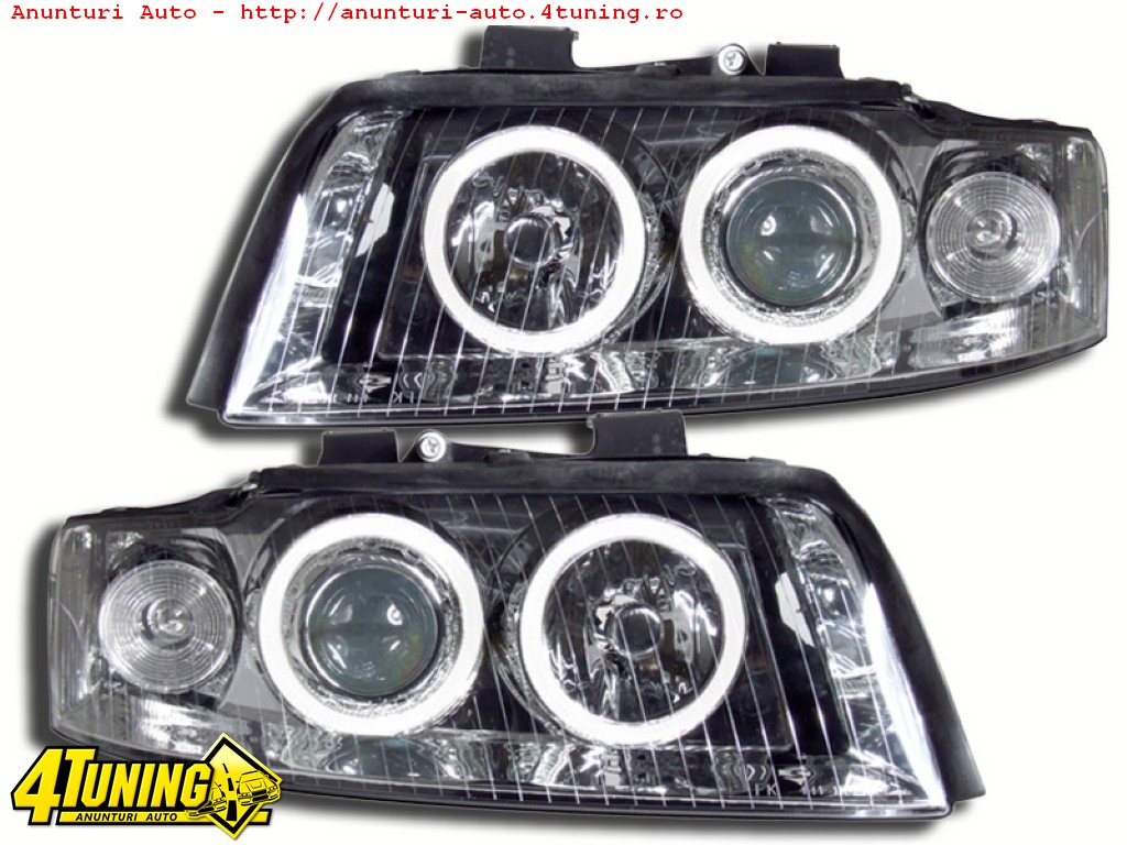 FARURI ANGEL EYES AUDI A4 8E FUNDAL CROM oferta speciala C O Tuning
