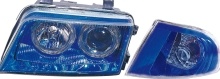 FARURI ANGEL EYES AUDI A4 B5 FUNDAL ALBASTRU -COD FKFSAI8013