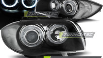 Faruri ANGEL EYES BLACK compatibila BMW 1 E87/E81/...