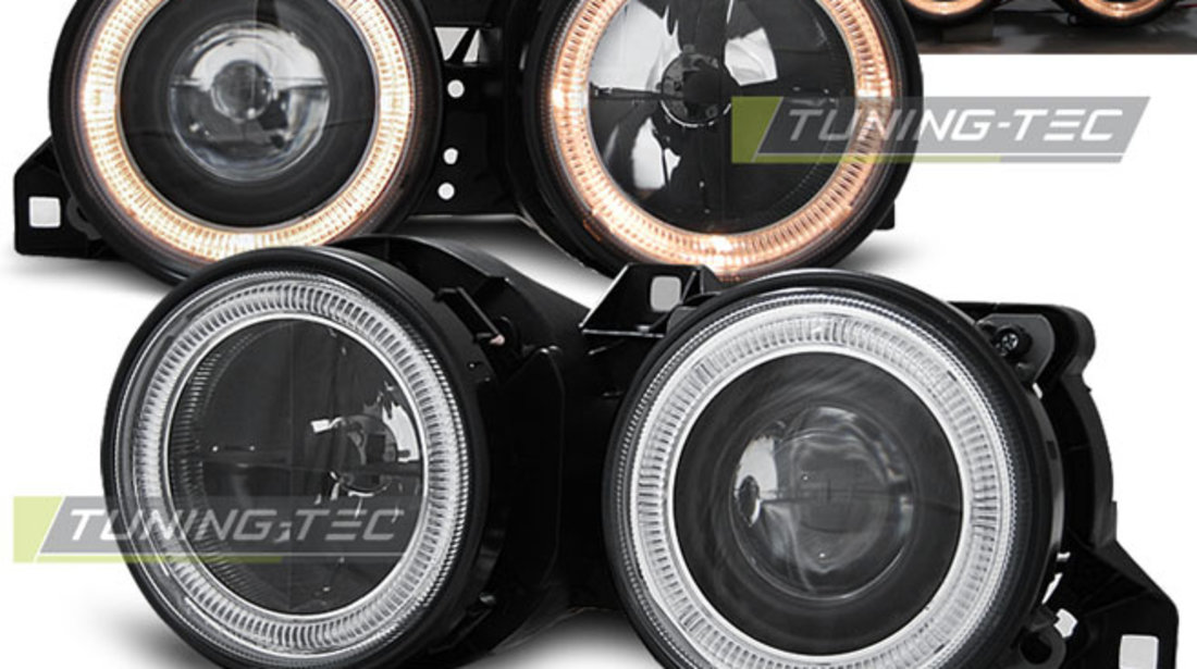 Faruri ANGEL EYES BLACK compatibila BMW E30 11.82-06.94