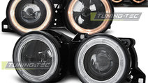 Faruri ANGEL EYES BLACK compatibila BMW E30 11.82-...