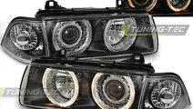 Faruri ANGEL EYES BLACK compatibila BMW E36 12.90-...