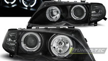 Faruri ANGEL EYES BLACK compatibila BMW E46 09.01-...