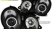 Faruri ANGEL EYES BLACK compatibila MERCEDES W208 ...