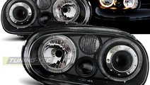 Faruri ANGEL EYES BLACK compatibila VW GOLF 4 09.9...