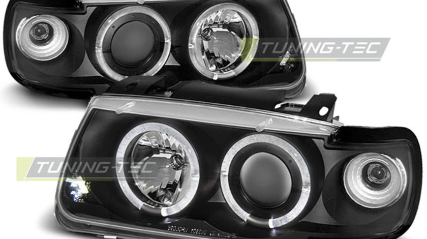 Faruri ANGEL EYES BLACK compatibila VW POLO 6N 10.94-09.99 HATCHBACK