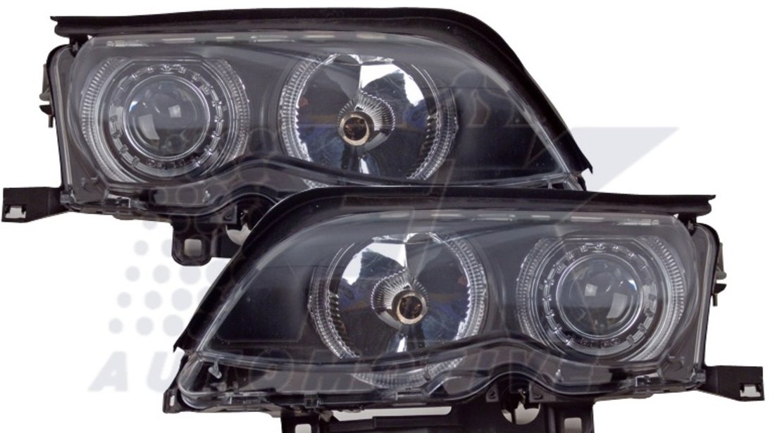 FARURI ANGEL EYES BMW E46 COUPE FUNDAL BLACK -COD FKFSXBM113