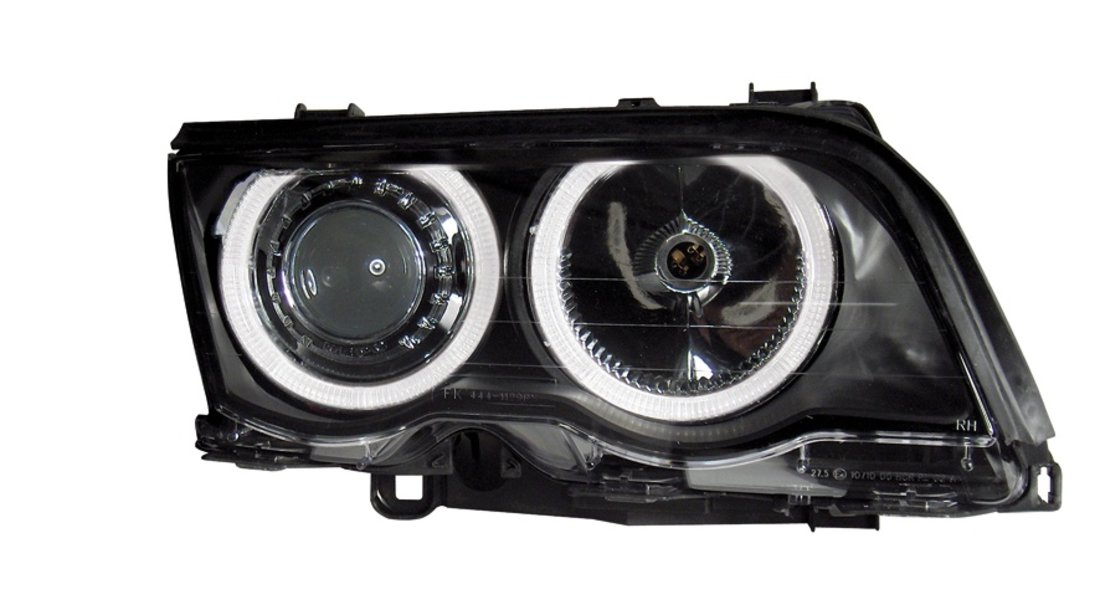 FARURI ANGEL EYES BMW E46 COUPE FUNDAL BLACK -COD FKFS023-X