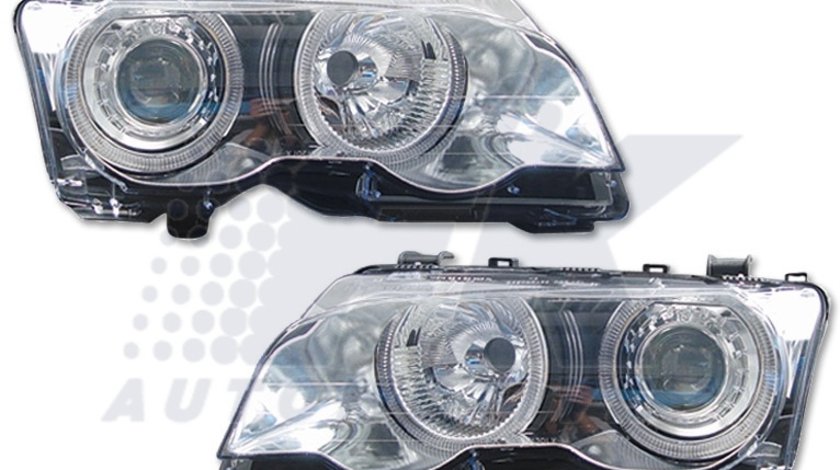 FARURI ANGEL EYES BMW E46 COUPE FUNDAL CROM -COD FKFSBM011