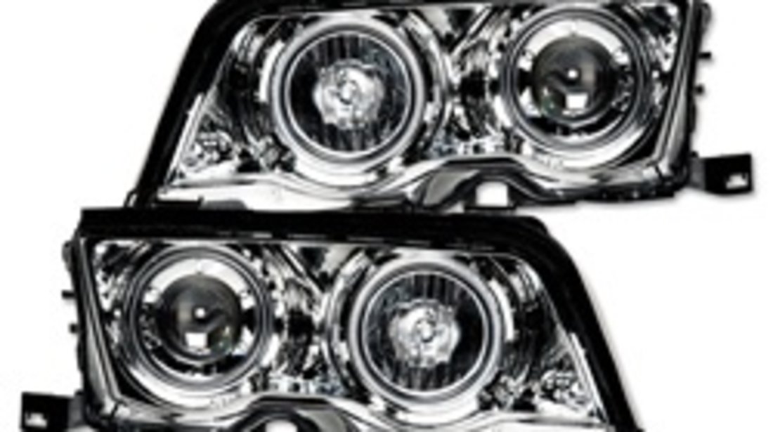 FARURI ANGEL EYES BMW E46 FUNDAL CROM -COD FKFS8004