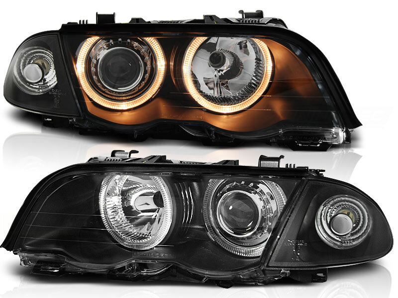 FARURI ANGEL EYES BMW E46 NEGRU -COD BM09001