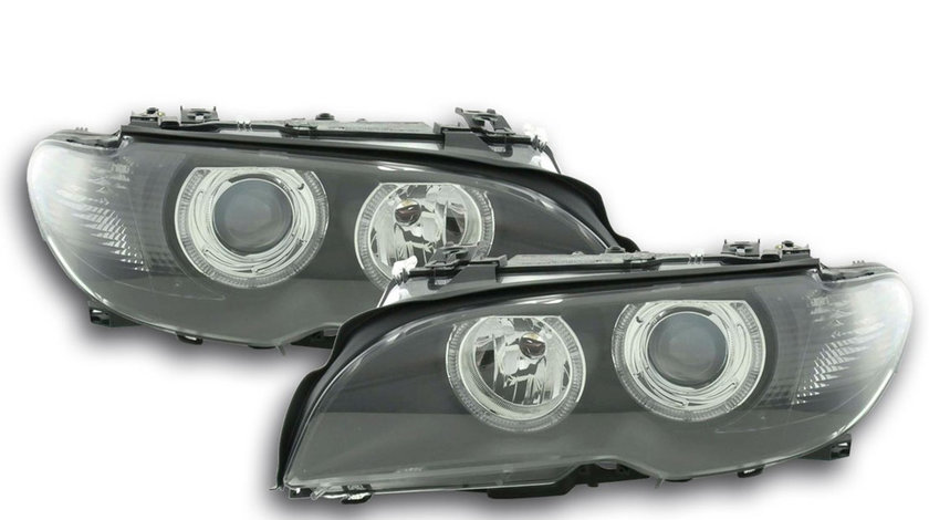 Faruri Angel Eyes BMW E46 Seria 3 Coupe Cabrio