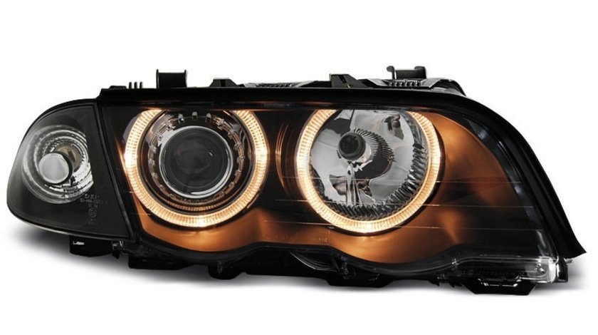 Faruri Angel Eyes BMW E46 Seria 3