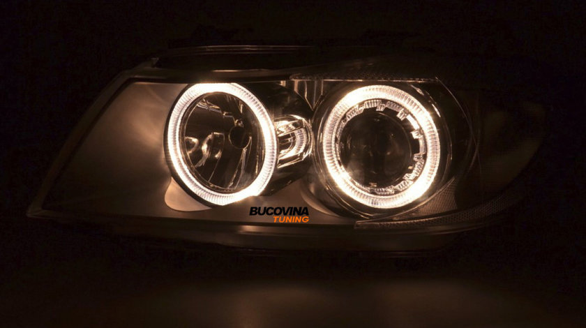 FARURI ANGEL EYES BMW E90/ E91 (05-11) BLACK DEPO