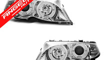 Faruri ANGEL EYES BMW Seria 3 E46 01-05 CHROME