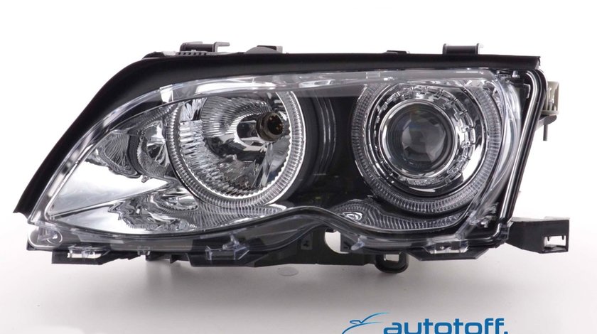 Faruri Angel Eyes BMW seria 3 E46 limousine