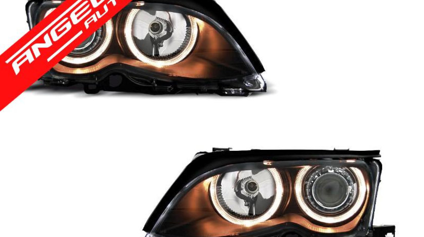 Faruri ANGEL EYES BMW Seria 3 E46 Sedan