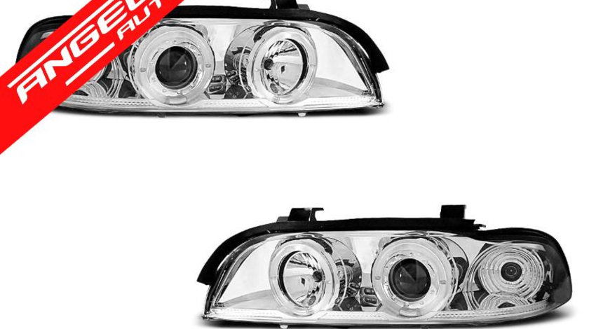 Faruri ANGEL EYES BMW Seria 5 E39 95-03 CHROME