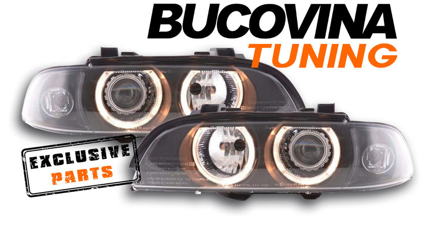 Faruri Angel Eyes BMW Seria 5 E39 (95-03) Xenon