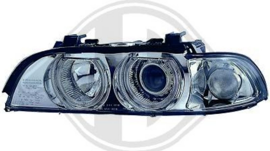 FARURI ANGEL EYES BMW SERIE 5 E39 FUNDAL CROM SAU NEGRU