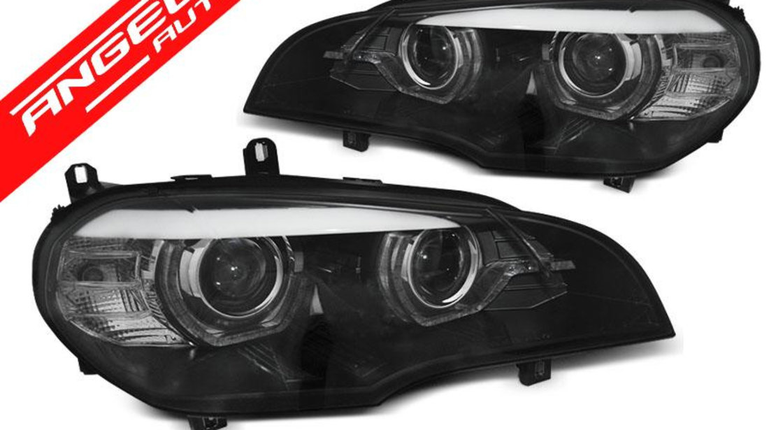 Faruri Angel Eyes BMW X5 E70 2007-2010 Xenon AFS