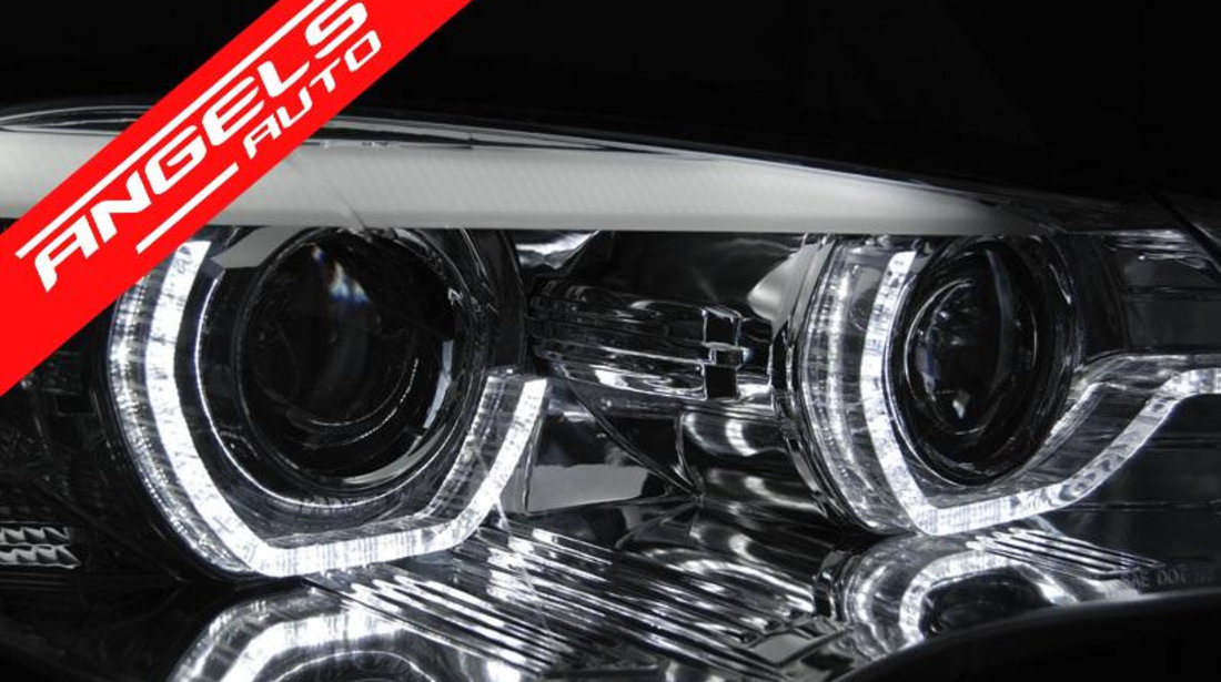 Faruri Angel Eyes BMW X5 E70 2007-2010 Xenon fara AFS