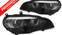 Faruri Angel Eyes BMW X5 E70 2007-2010 Xenon fara ...