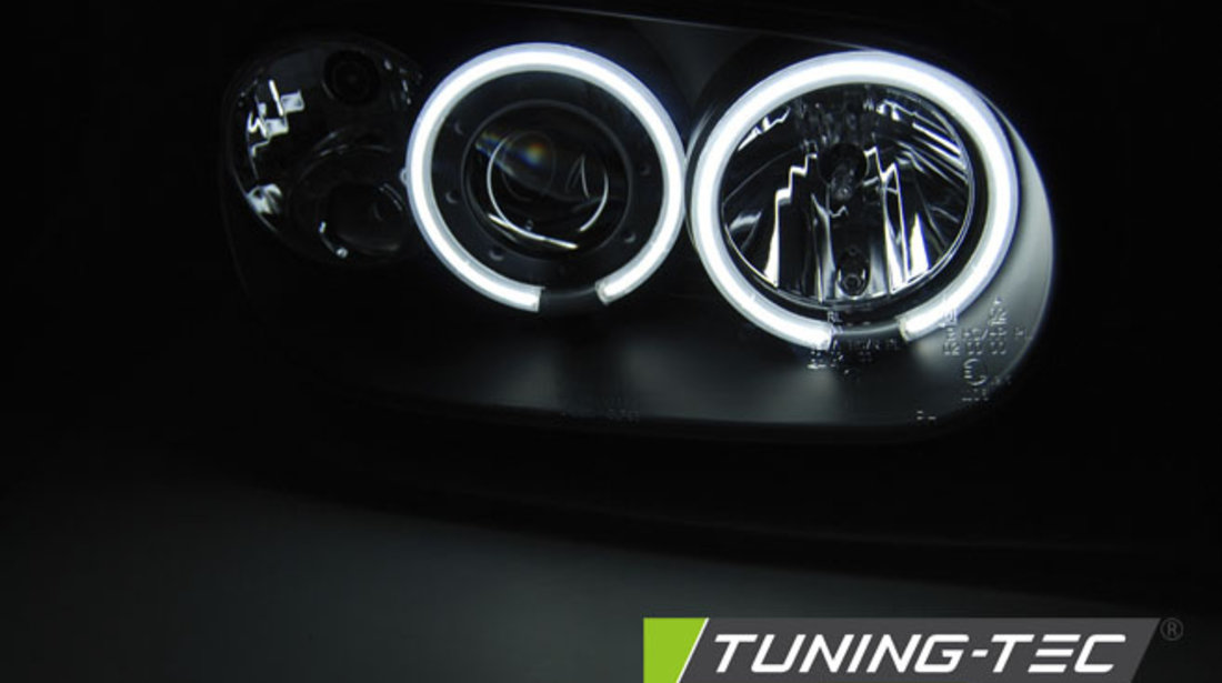 Faruri ANGEL EYES CCFL BLACK compatibila VW GOLF 4 09.97-09.03