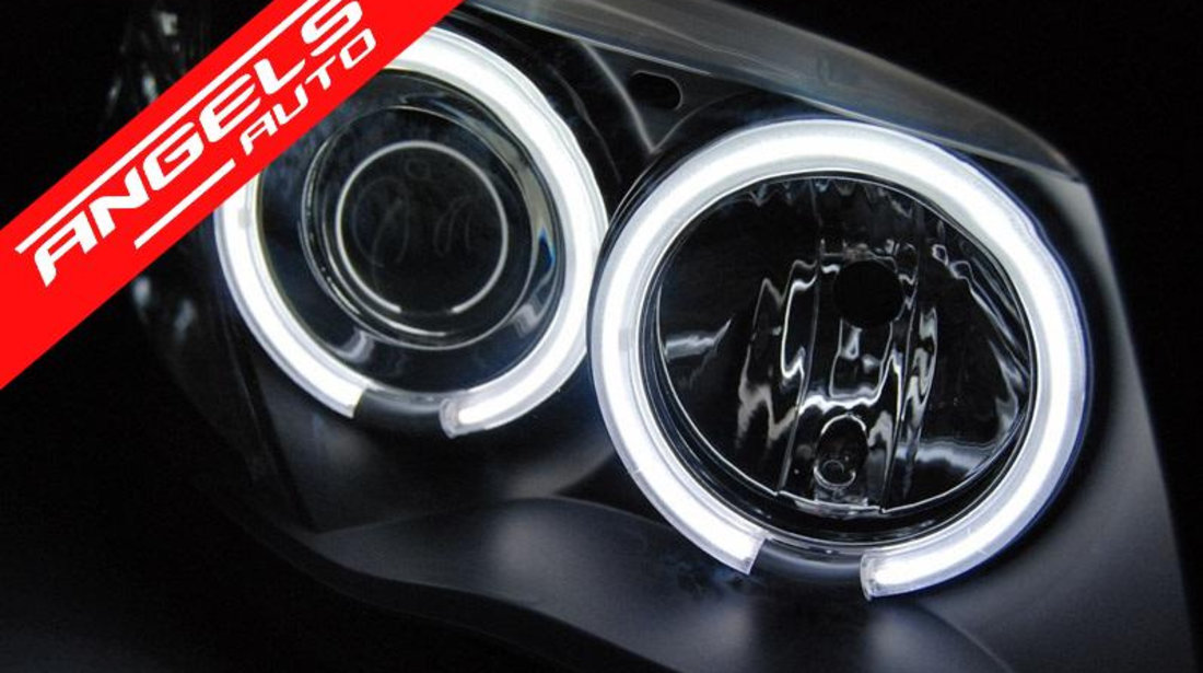 Faruri ANGEL EYES CCFL BMW Seria 1 E87/E81/82/88 04-11 Negru