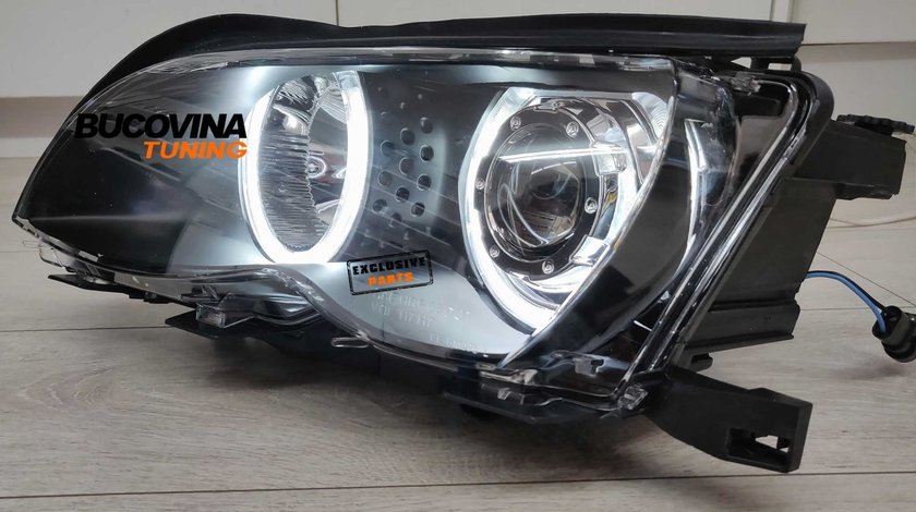 FARURI ANGEL EYES CCFL BMW SERIA 3 E46 (01-04) FUNDAL NEGRU