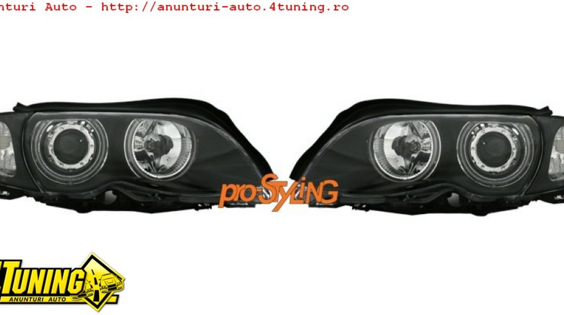 Faruri Angel Eyes CCFL BMW Seria 3 E46 facelift 2002 2005