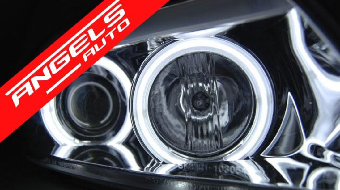 Faruri ANGEL EYES CCFL BMW Seria 3 E90/E91 05-08 CHROME