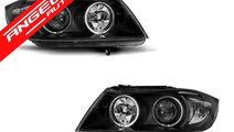 Faruri ANGEL EYES CCFL Negru BMW E90/E91 05-08 Neg...