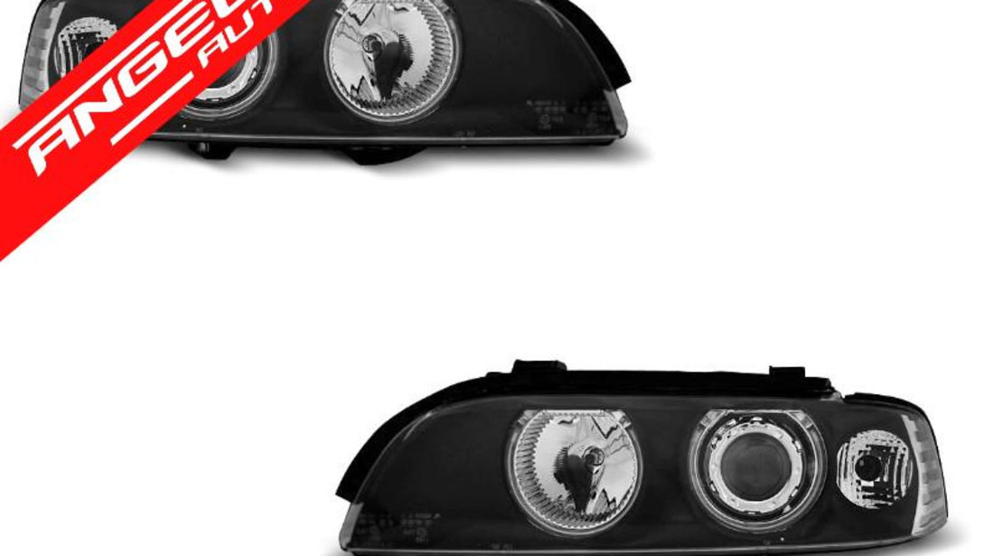 Faruri ANGEL EYES CCFL Negru potrivite pentru BMW E39 09.95-06.03