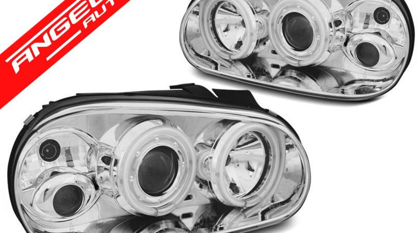 Faruri ANGEL EYES CCFL VW GOLF 4 09.97-09.03 CHROME