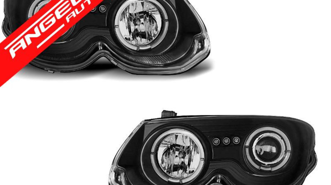 Faruri Angel Eyes Chrysler 300 M 99-04 Negre