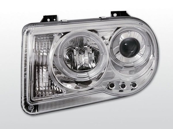 FARURI ANGEL EYES CHRYSLER 300C FUNDAL CROM