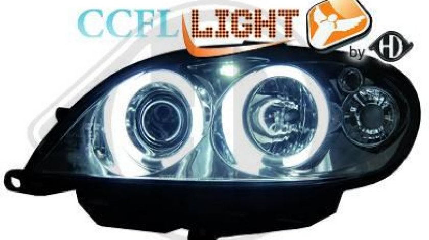 FARURI ANGEL EYES CITROEN SAXO FUNDAL CROM SAU NEGRU CU CCFL