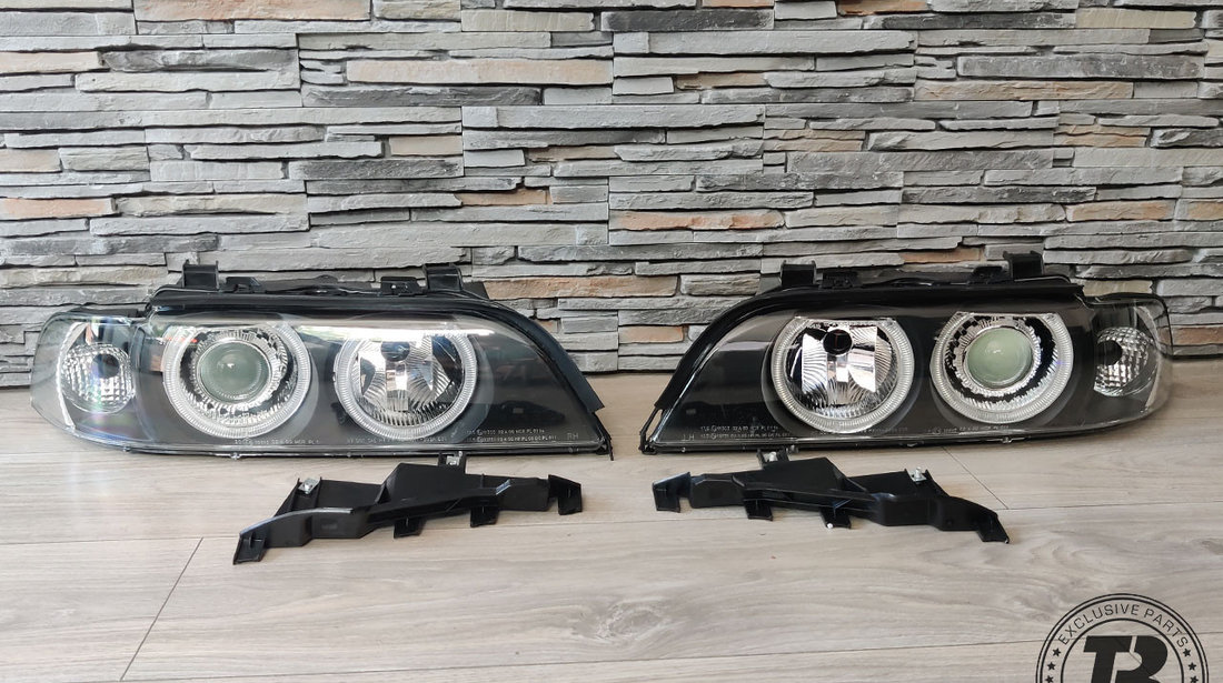 Faruri Angel Eyes compatibil cu BMW Seria 5 E39 Facelift (96-03) LCI Design