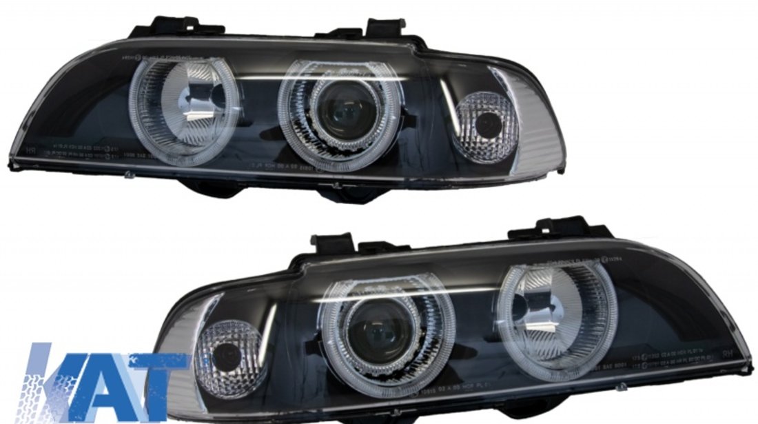 Faruri Angel Eyes compatibil cu BMW Seria 5 E39 (1996-2003) Facelift Design