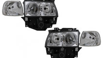 Faruri Angel Eyes compatibil cu VW Transporter T4 ...