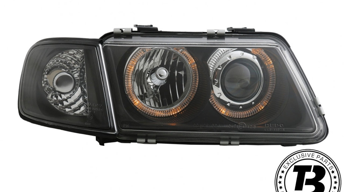 Faruri Angel Eyes compatibile cu Audi A3 8L (96-00)