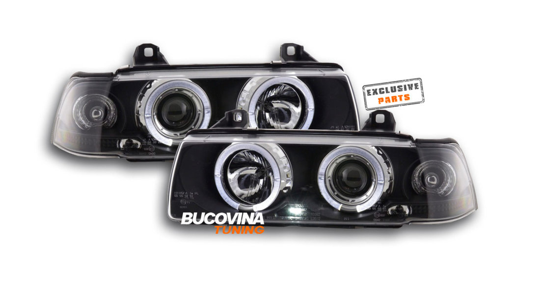 FARURI ANGEL EYES COMPATIBILE CU BMW E36 LIMOUSINE (92-98) LED