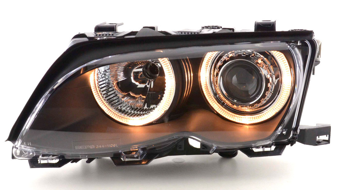 Faruri Angel Eyes compatibile cu BMW E46 Seria 3