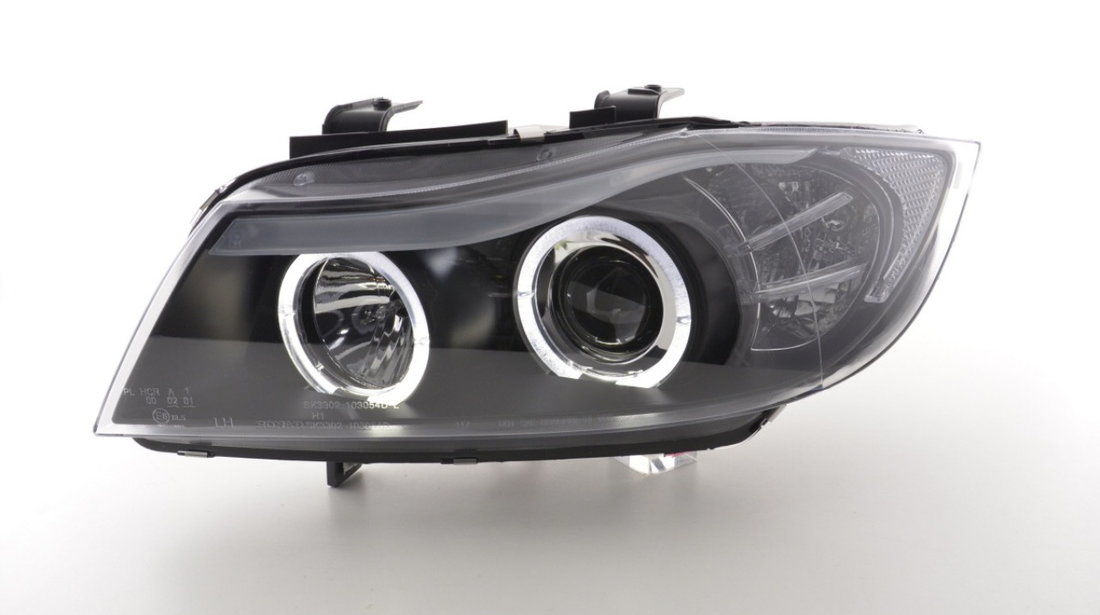 Faruri Angel Eyes compatibile cu BMW E90 seria 3