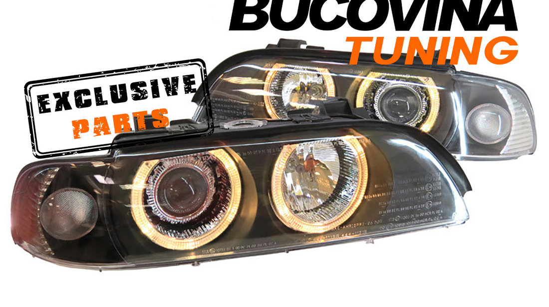 Faruri Angel Eyes compatibile cu BMW Seria 5 E39 (95-03) Xenon