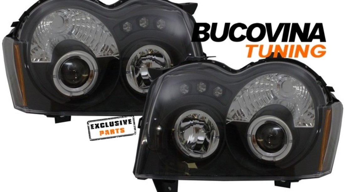 FARURI ANGEL EYES COMPATIBILE CU JEEP GRAND CHEROKEE WH (05-08) - BLACK