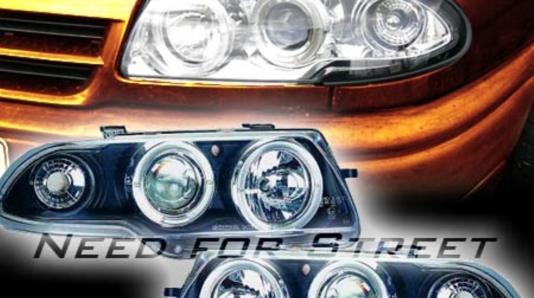 Faruri Angel Eyes compatibile cu Opel Astra F (91-94)