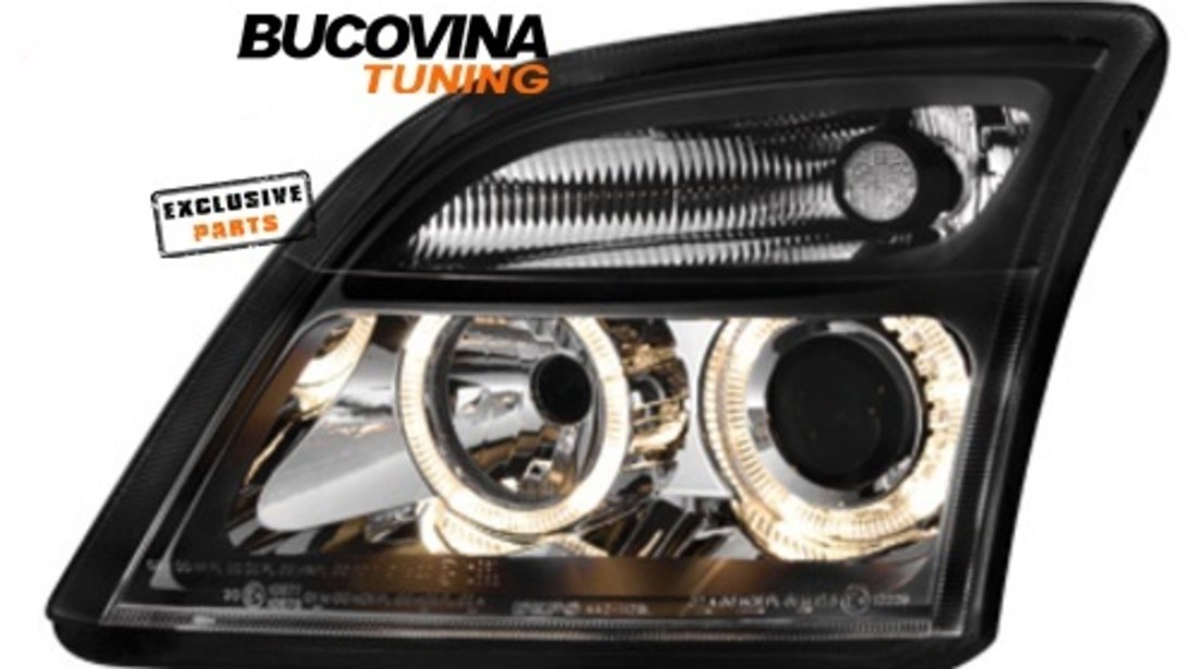 FARURI ANGEL EYES COMPATIBILE CU OPEL VECTRA C (02-05) FUNDAL NEGRU